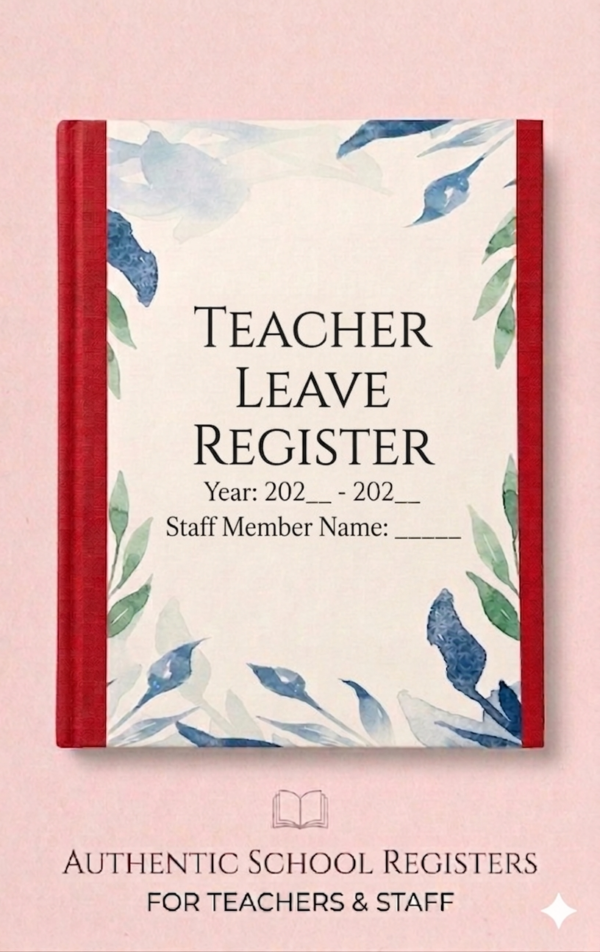 Teacher Leave Register