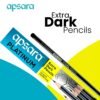 Apsara Pencil 1 Apsara Platinum Extra Dark Pencils - Pack of 10