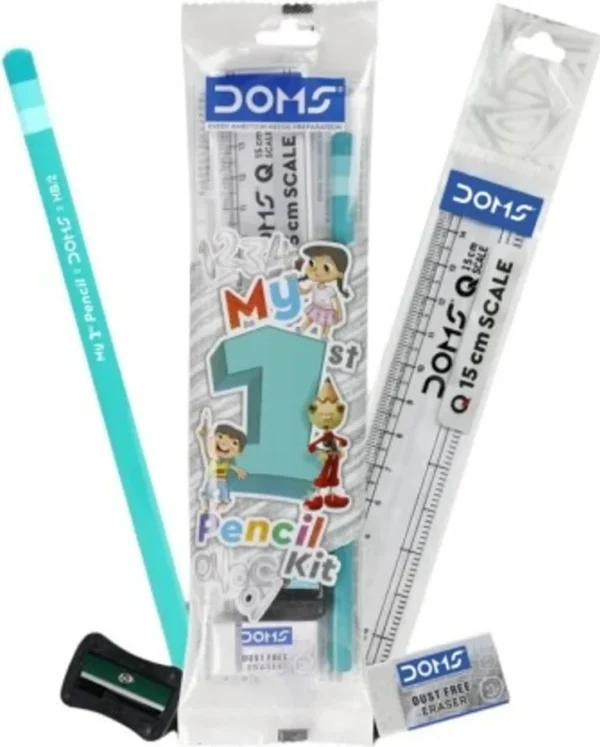 1st kit.1 Doms My 1st Pencil Kit | Pencil, Eraser, Sharpener & Scale