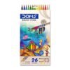 DOMS Super Soft Tip Pastel Shades Brush Pen Set (24+2 Shades)