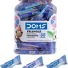 Doms Triangle Eraser Jar.1 DOMS Non-Toxic Dust Free Triangle Fragrance Eraser Jar
