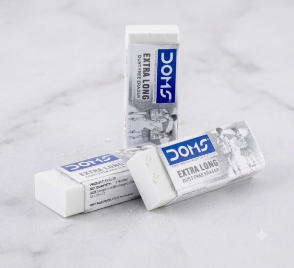 Eraser Doms Non-Toxic Dust Free Extra Long Eraser
