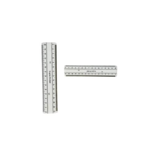 Scaleeee 6'' Plastic Scale | Plot Land Measuring Plastic Scale
