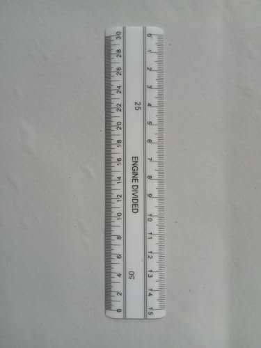 Scaleeeeee 6'' Plastic Scale | Plot Land Measuring Plastic Scale