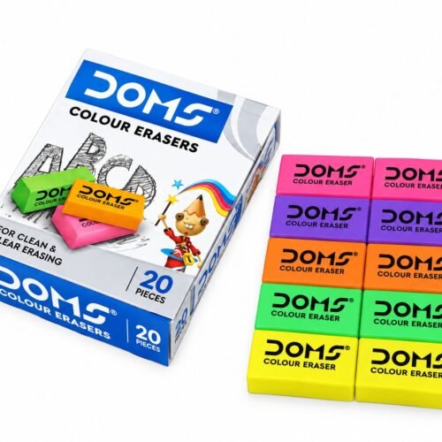 WhatsApp Image 2026-09-22 at 4.27.18 PM Doms Coloured Erasers (Pack of 20)