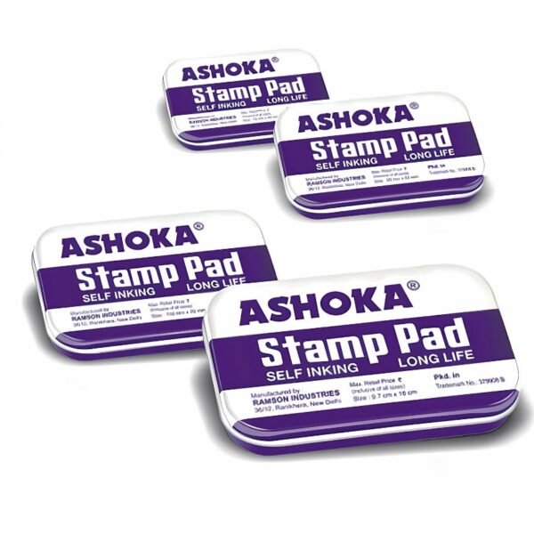 stemp Ashoka Stamp pad Blue| Pack of 1