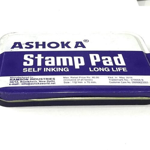 stemp.1 Ashoka Stamp pad Blue| Pack of 1