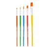yyyyy DOMS Colourmate Synthetic Paint Brush Set (Flat & Round)