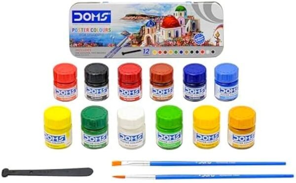 zzz Doms 12 Shades Poster Colours | Rich & Vibrant Colors