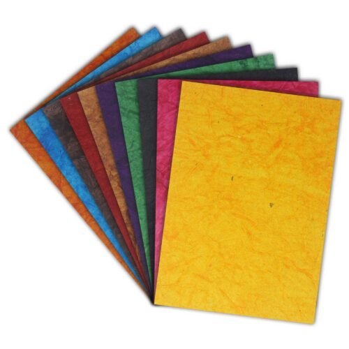 zzzzzzzzzzzzzzzzzztttt Handmade Paper Sheets For Decoration, Art & Craft, Project Work, & More (Pack Of 10 Sheets)