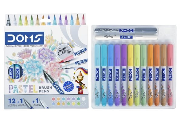 zzzzzzzzzzzzzzzzzztttttttttttttuuuuuuuiiii DOMS Super Soft Tip Pastel Shades Brush Pen Set